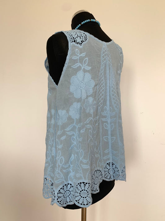 Oberteil Top LUCA bleu; jetzt €29,90 statt €59,90 im Super-Summer-Sale