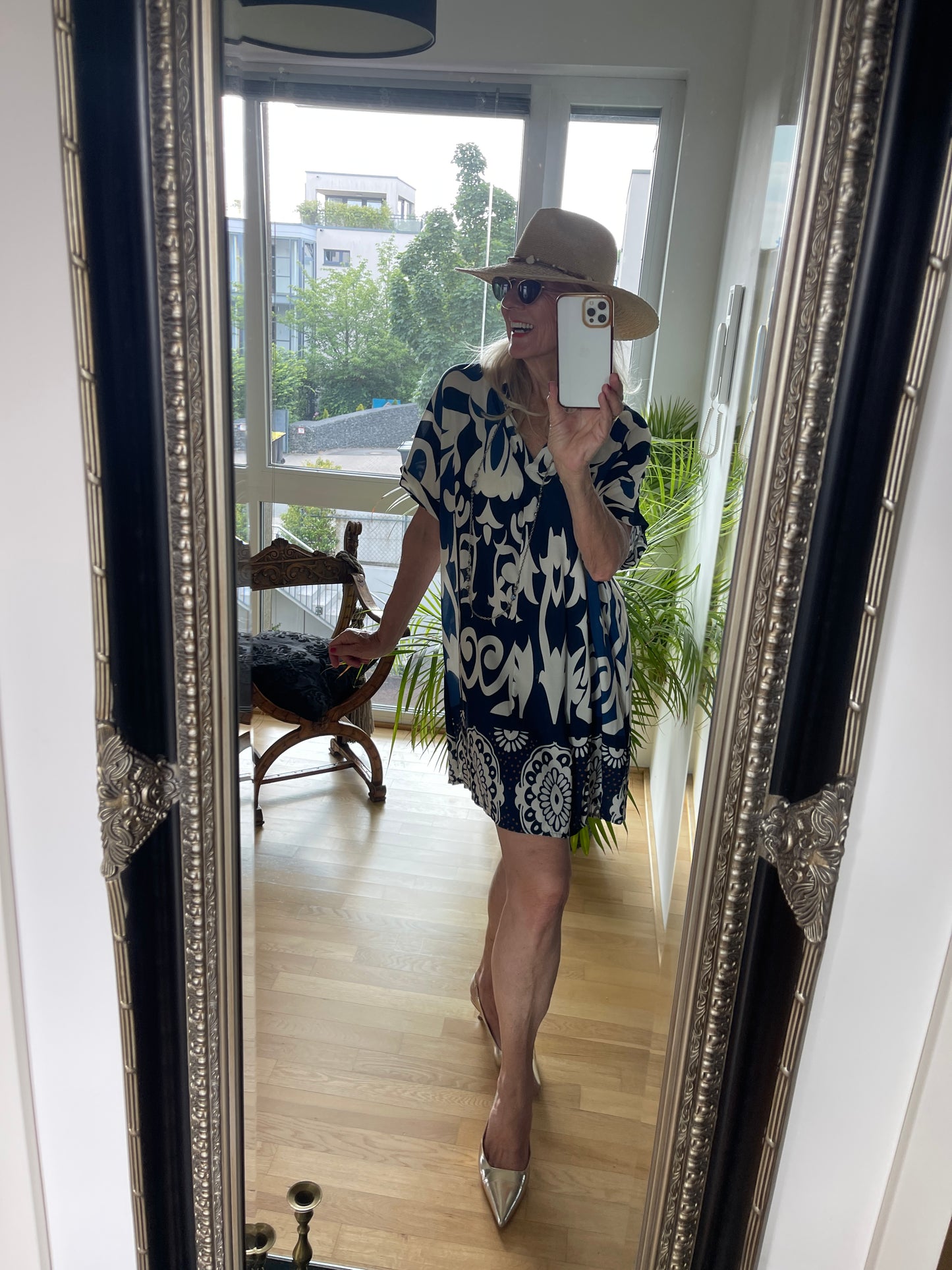 Tunika SULTA blue €59,90 statt €89,90; luftig, schickes Sommeroutfit auch perfekt für XXL-Größen