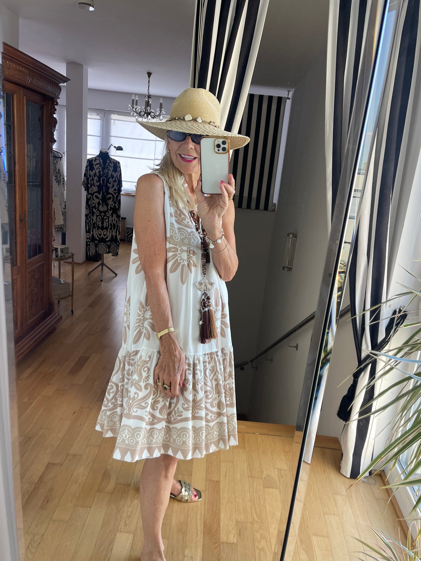 Kleid JONTE beige €49,90 statt €79,90… perfekter, sommerlicher Allrounder ☀️