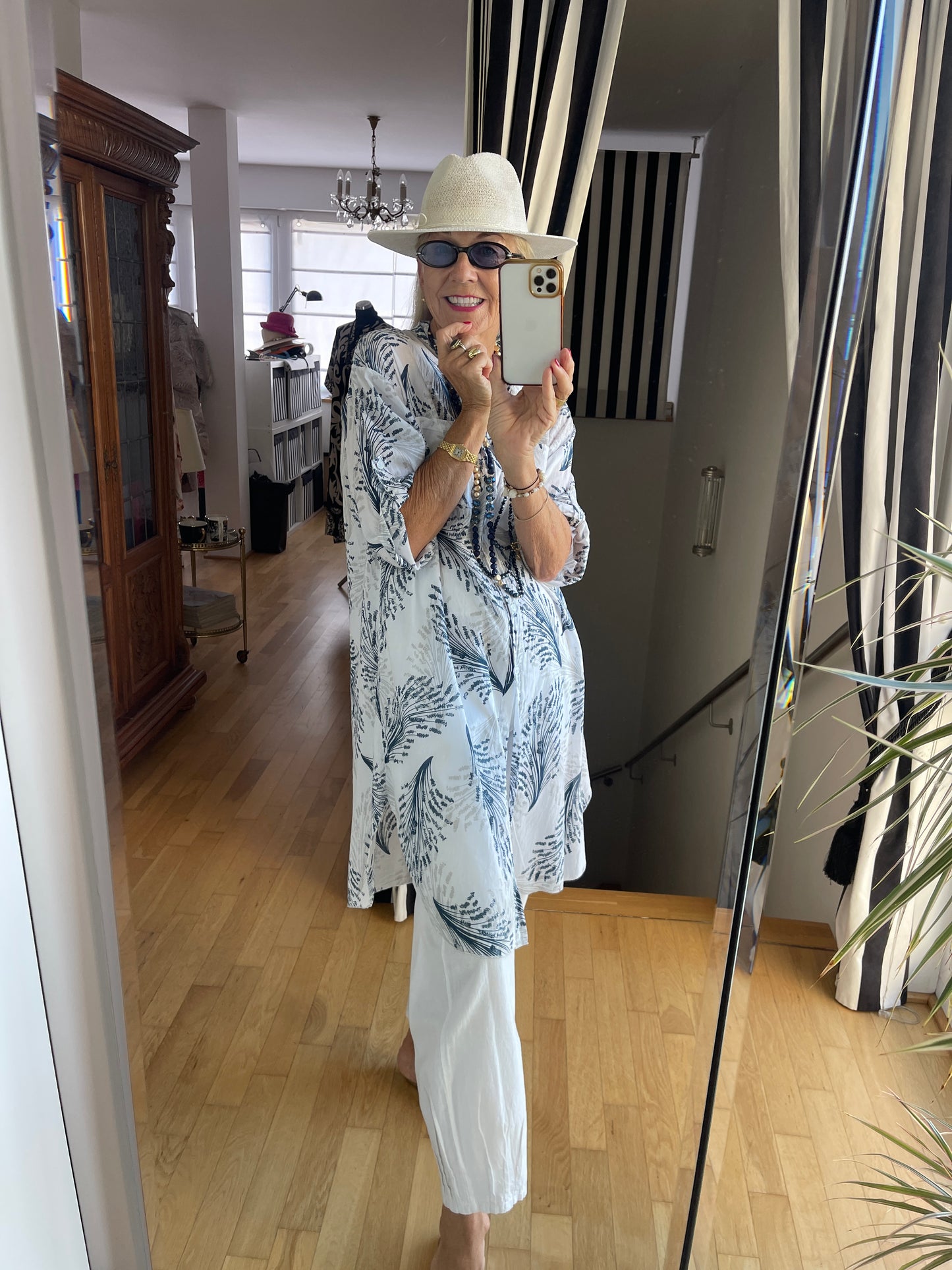 Tunika KARLI white/blue; €49,90 statt €79,90; sooo frisch, sooo sommerlich