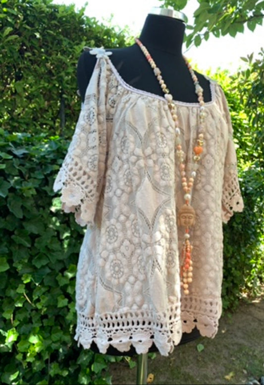 Oberteil/ Top SISSY beige; jetzt €29,90 statt €69,90 im Super Summer Sale
