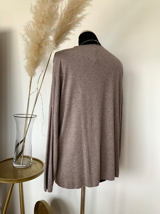 Oberteil AMOURE taupe; jetzt im MEGA-WINTER-SALE €29,90 statt €59,90