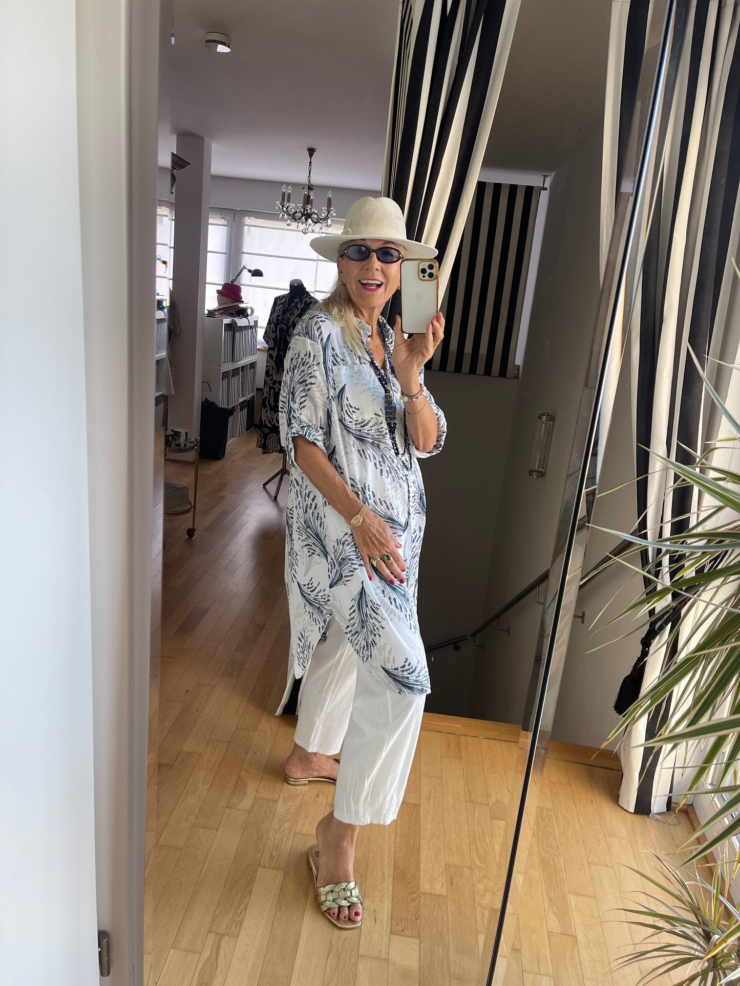 Tunika KARLI white/blue; €49,90 statt €79,90; sooo frisch, sooo sommerlich