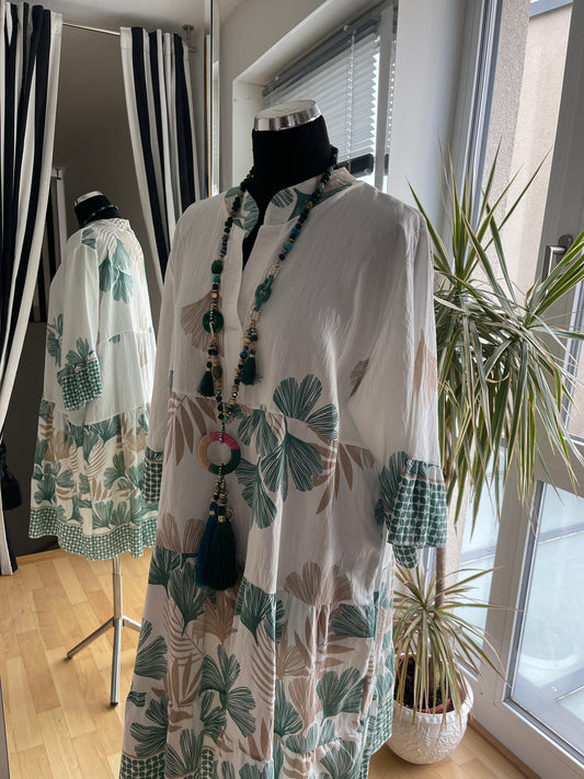 Tunika GINKO grün/beige-champagner €69,90; klasse Schnitt, klasse Print, klasse Material…