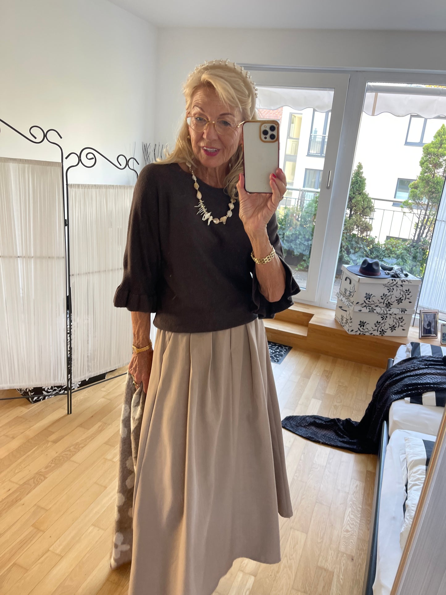 Pullover COLETTE schoko €69,90; edel, schick und so kuschelig
