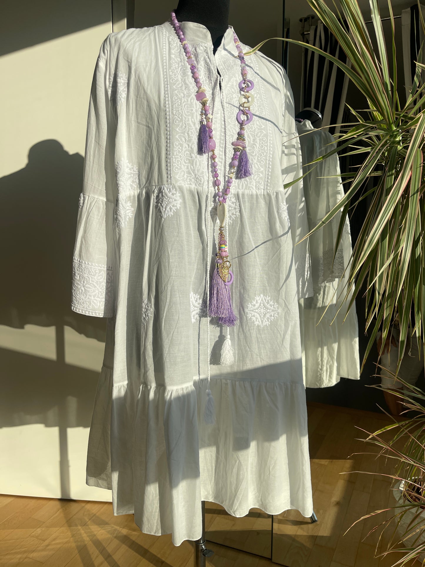 Kleid/Tunika BRAVO €59,90 statt €89,90; duftiger weißer Sommertraum