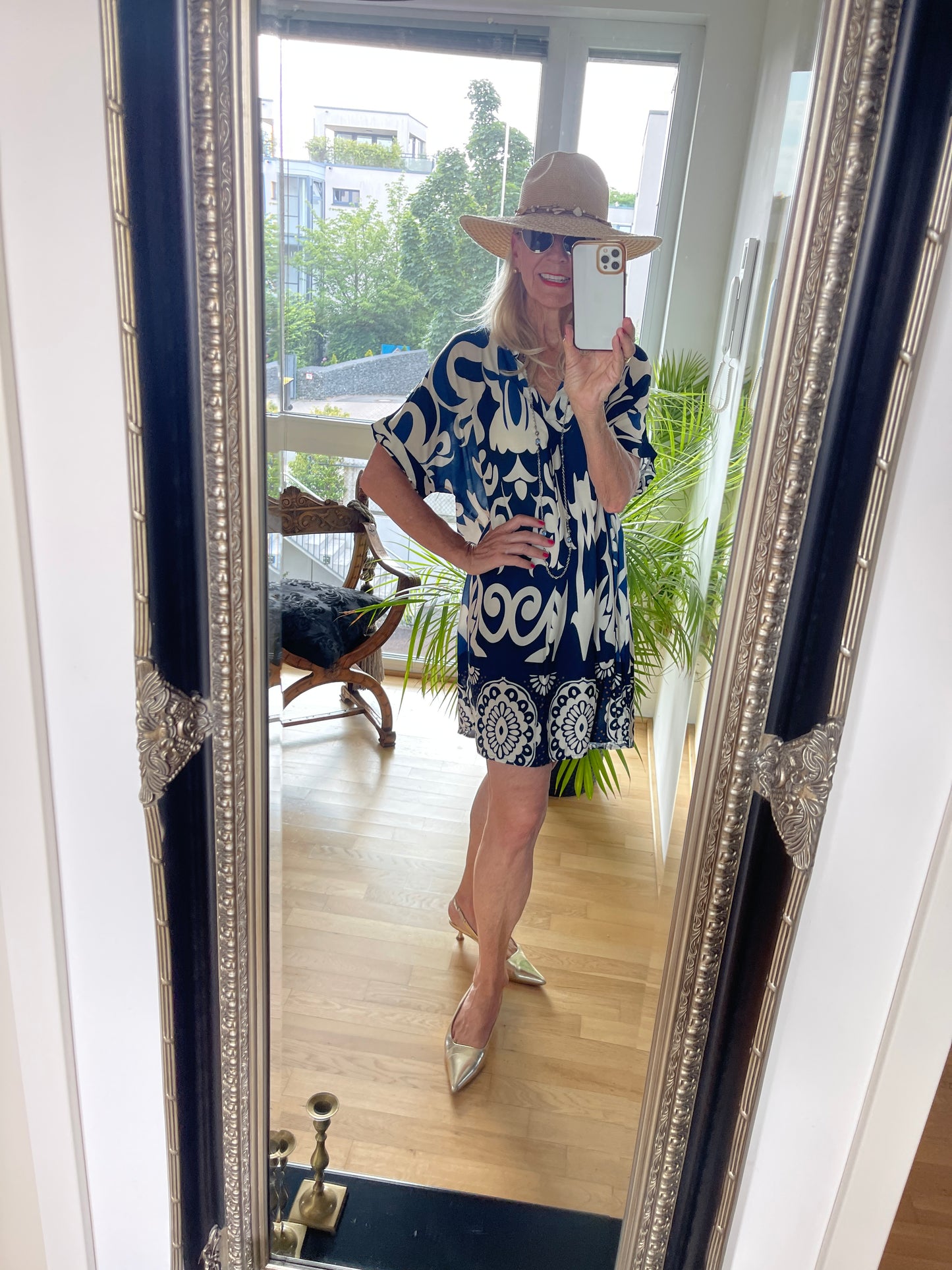 Tunika SULTA blue €59,90 statt €89,90; luftig, schickes Sommeroutfit auch perfekt für XXL-Größen