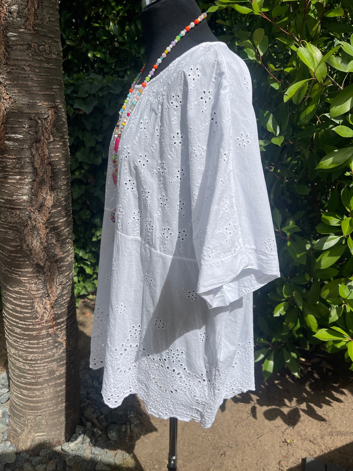 Tunika BLANKO white €59,90 statt €89,90; auch Kundinnen mit Genussgröße lieben modischen Style!!