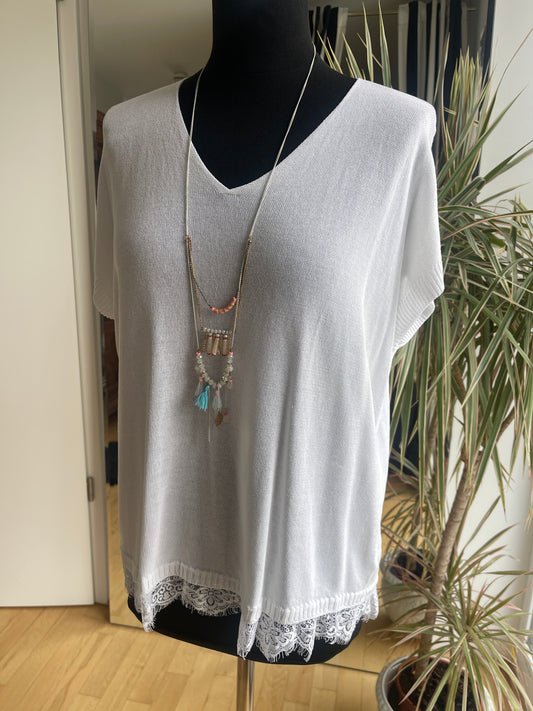 Oberteil LIVIA white €39,90 statt €69,90; edel, extravagant … ein tolles Basic-Teil
