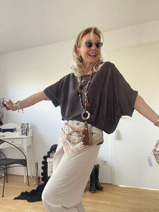 Oberteil GIBSY brown €69,90; ein geniales Basic-Oberteil, nicht nur schön sondern einfach perfekt!!