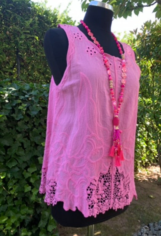 Oberteil/Top LISSY pink; jetzt €29,90 statt €59,90 im Super-Summer-Sale