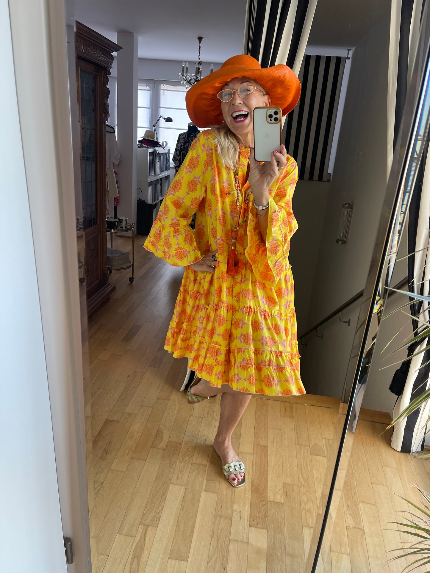 Tunika RICHY orange/yellow €59,90 statt €99,90 … so strahlend wie der Sonnenschein