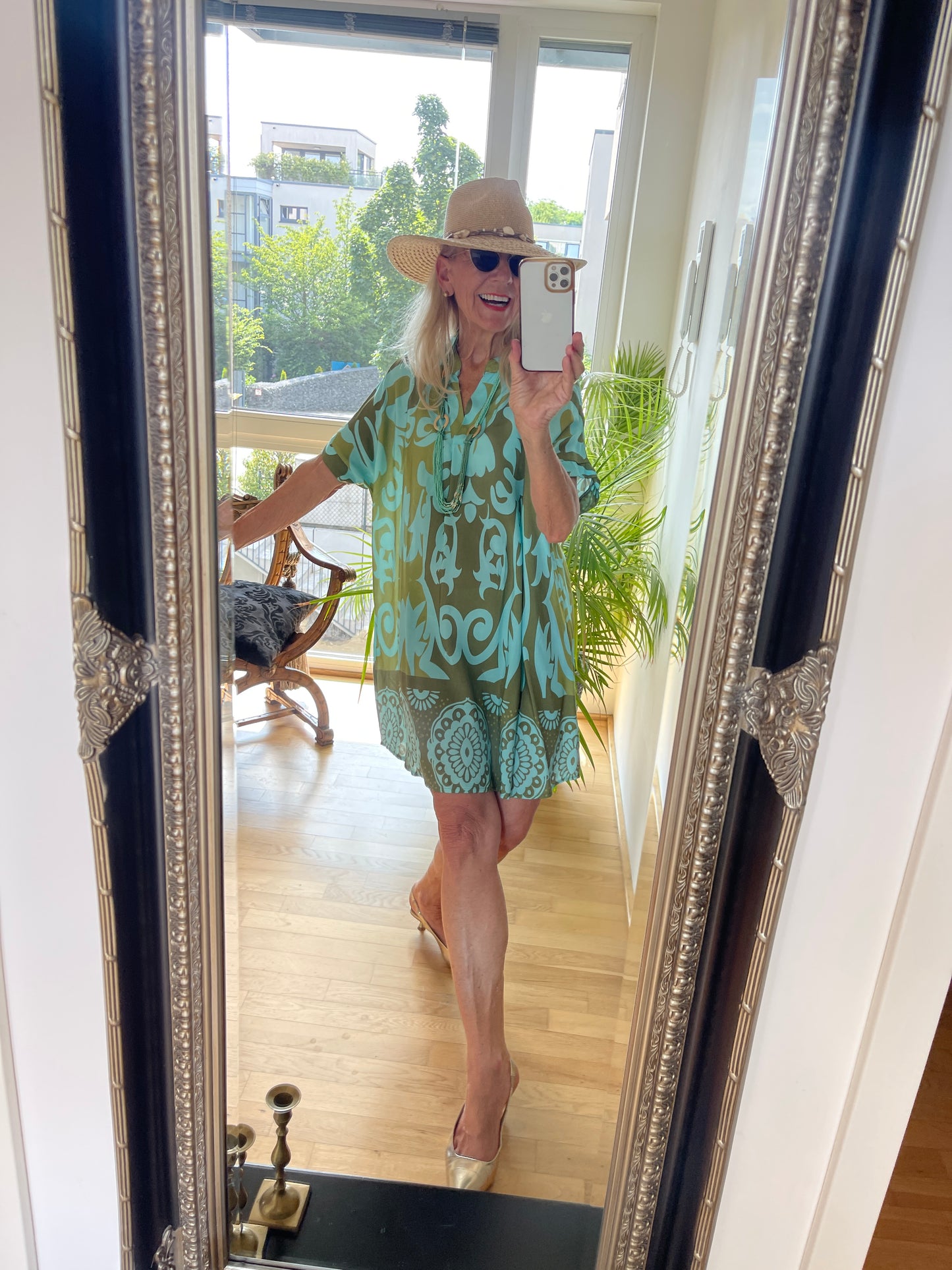 Tunika SULTA green/mint €59,90 statt €99,90; was für ein tolles Farbenspiel!!… klasse Modell für große Größen!!