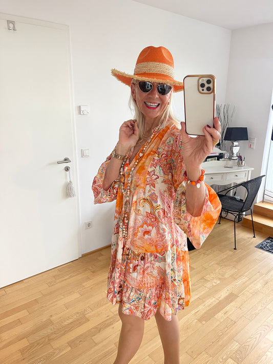 Tunika ANTONIA orange €89,90; zauberhaftes Tunikakleid