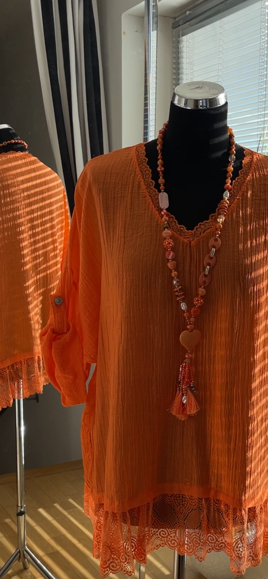 Tunika HELEN orange; 🐇Unser Special €49,90 statt €69,90 🐇