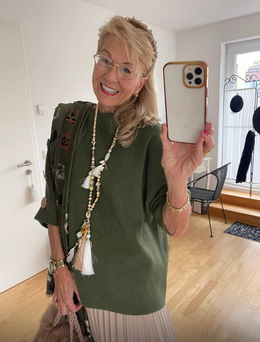 Kette BELEZA beige; ein tolles Accessoire!  „IM BLACK-FRIDAY OUTLET“ nur €29,90 statt €49,90