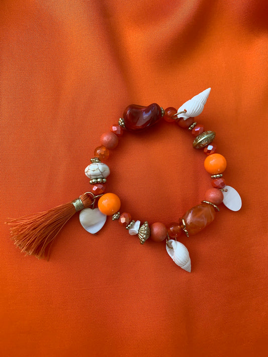 Armband CLEO orange 24,90€