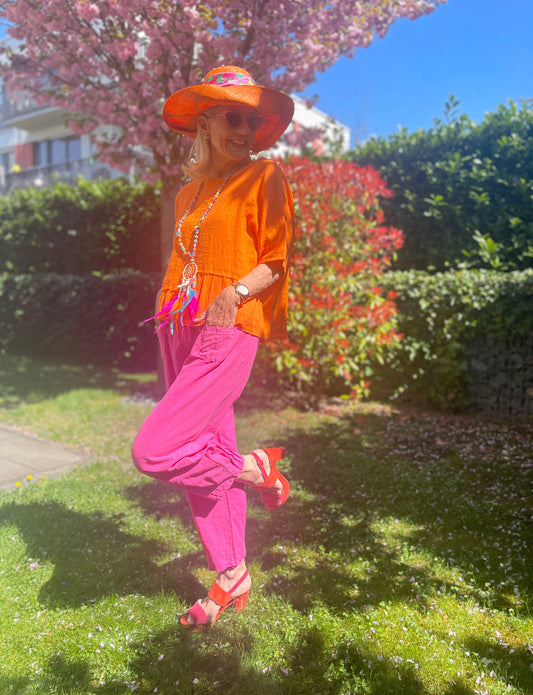 Hose PEGGY Gr.XXL pink €69,90; geniales Modell mit Wohlfühlgarantie