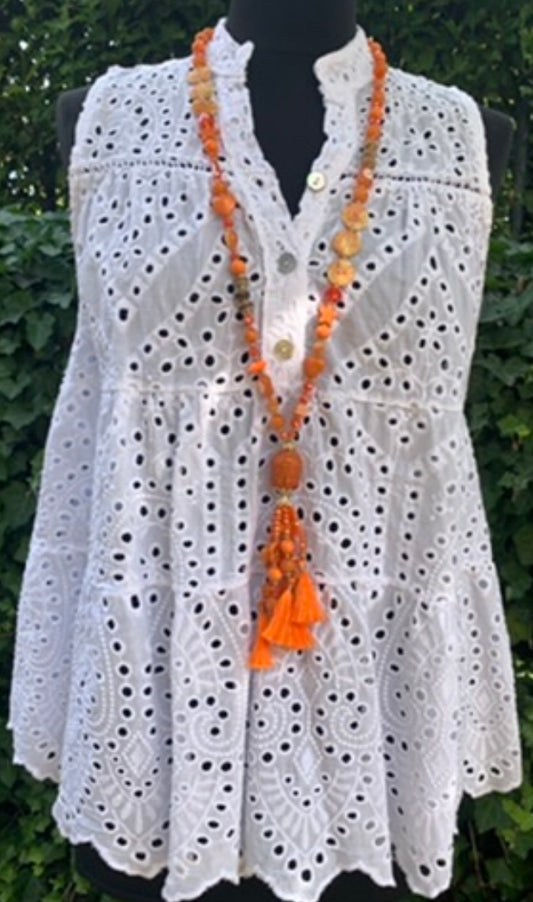 Kette BUDDHA orange jetzt €29,90 statt €49,90 im Super-Summer-Sale