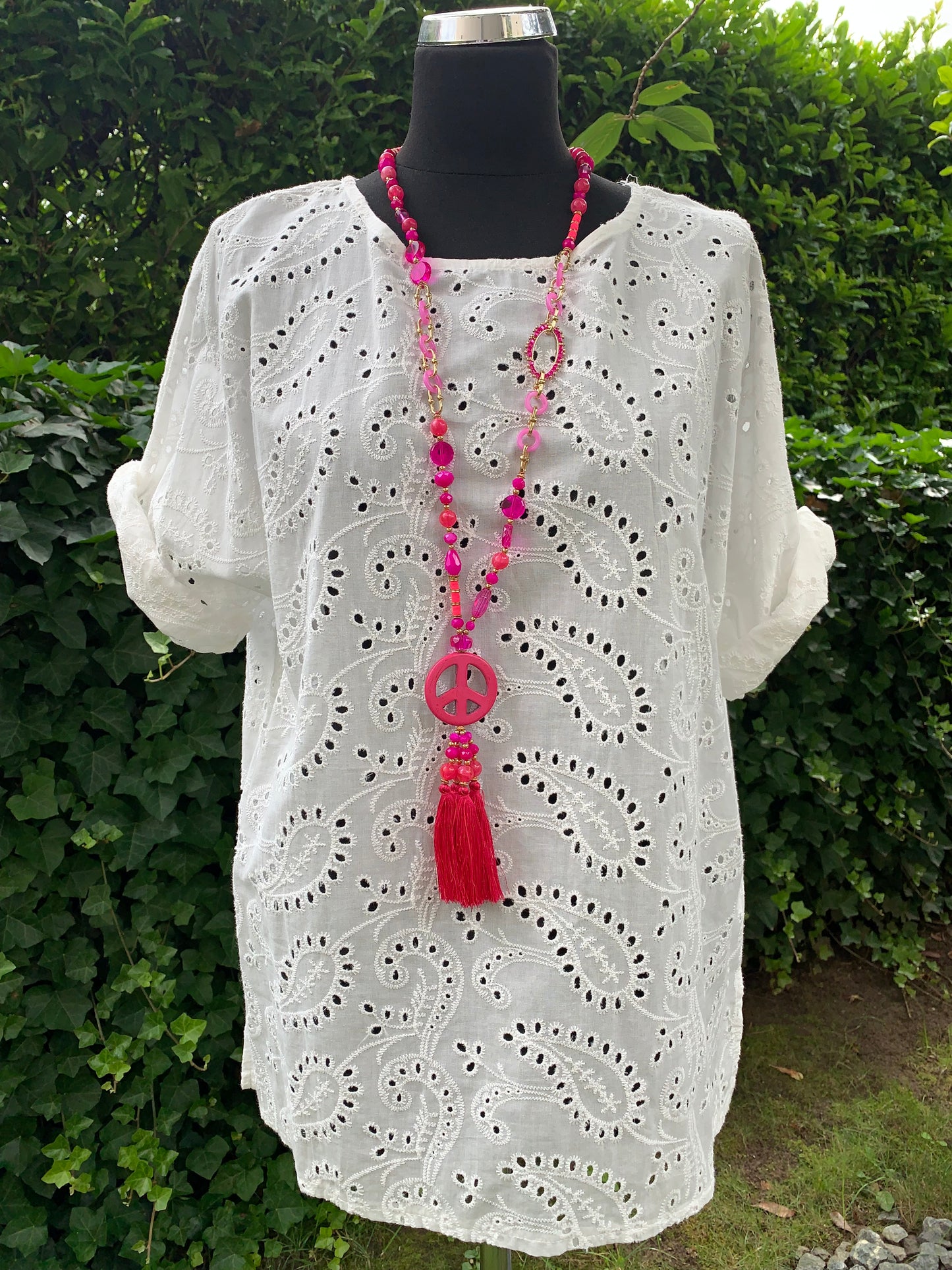 Oberteil BLONDY white; jetzt €39,90 statt 69,90 im Super-Summer-Sale