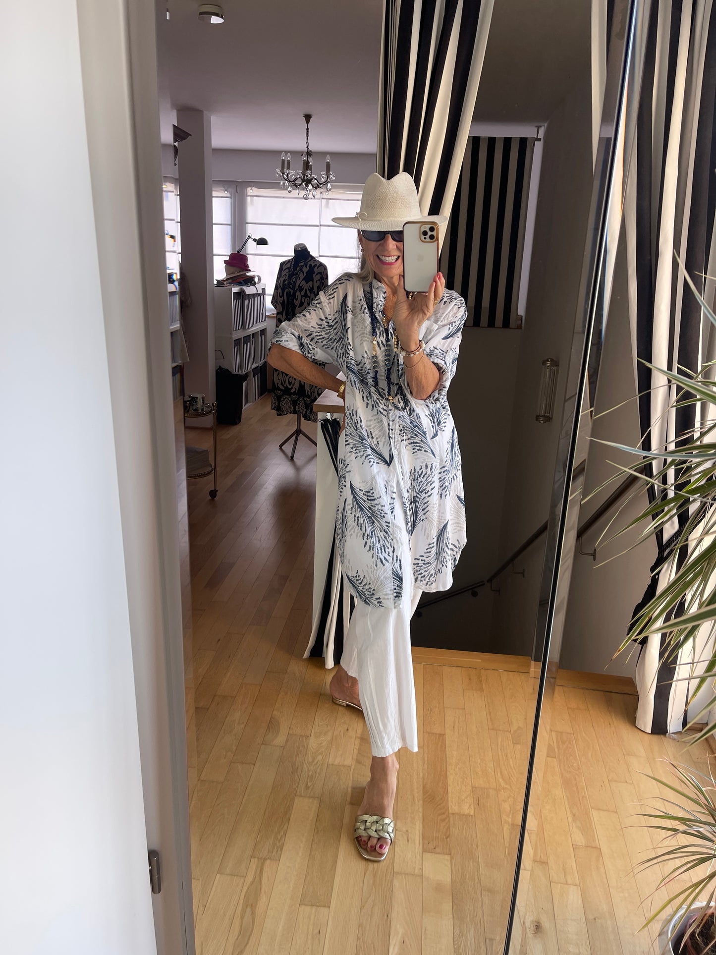 Tunika KARLI white/blue; €49,90 statt €79,90; sooo frisch, sooo sommerlich