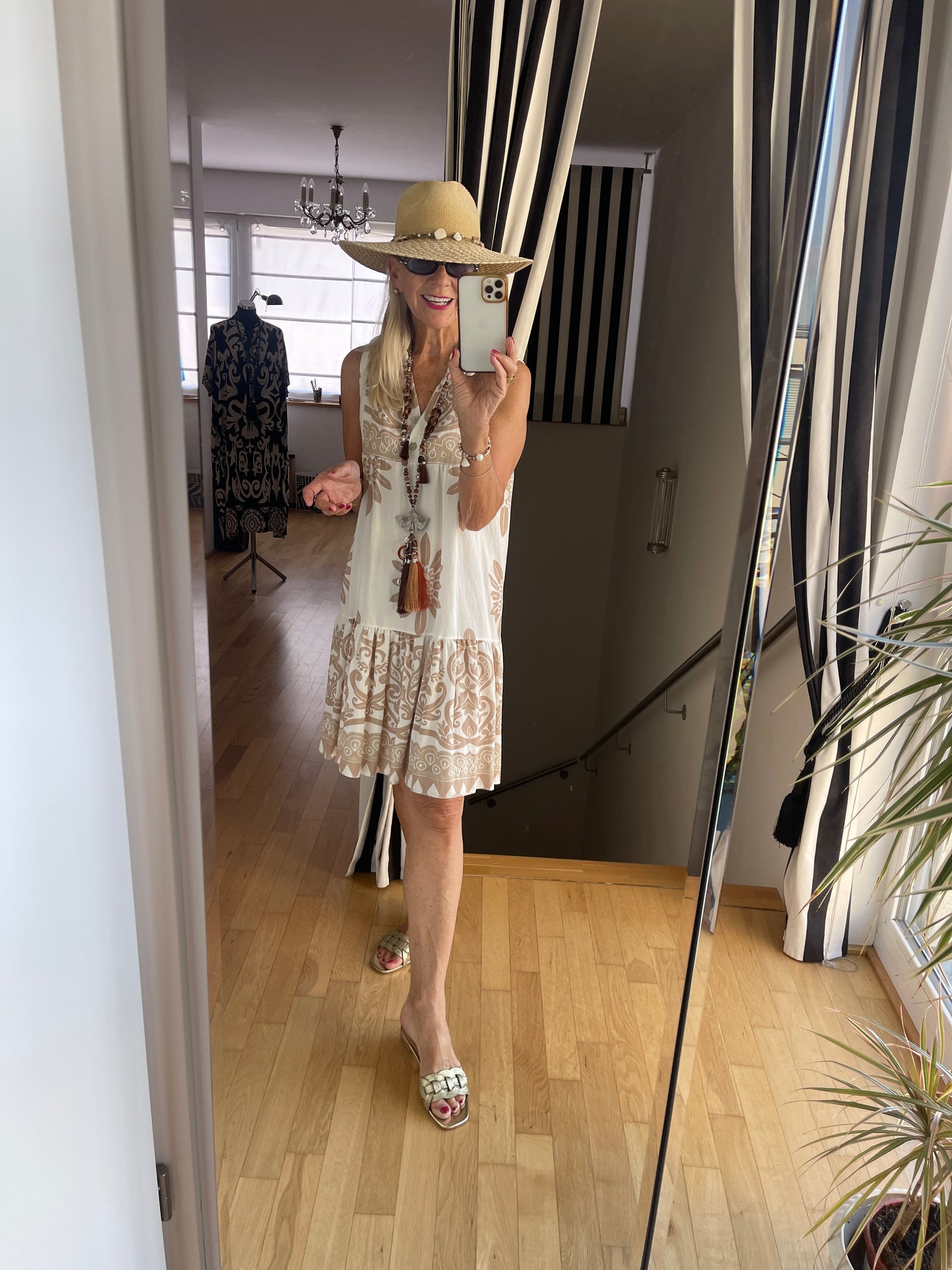 Kleid JONTE beige €49,90 statt €79,90… perfekter, sommerlicher Allrounder ☀️
