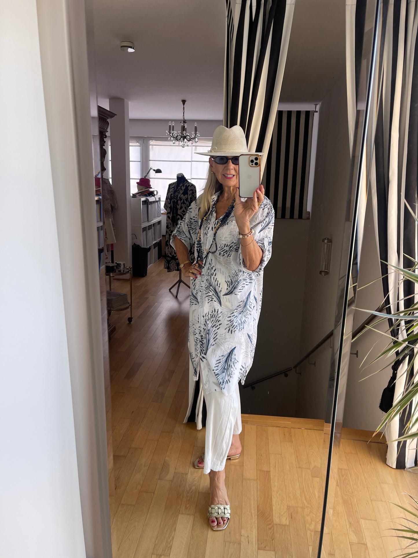 Tunika KARLI white/blue; €49,90 statt €79,90; sooo frisch, sooo sommerlich