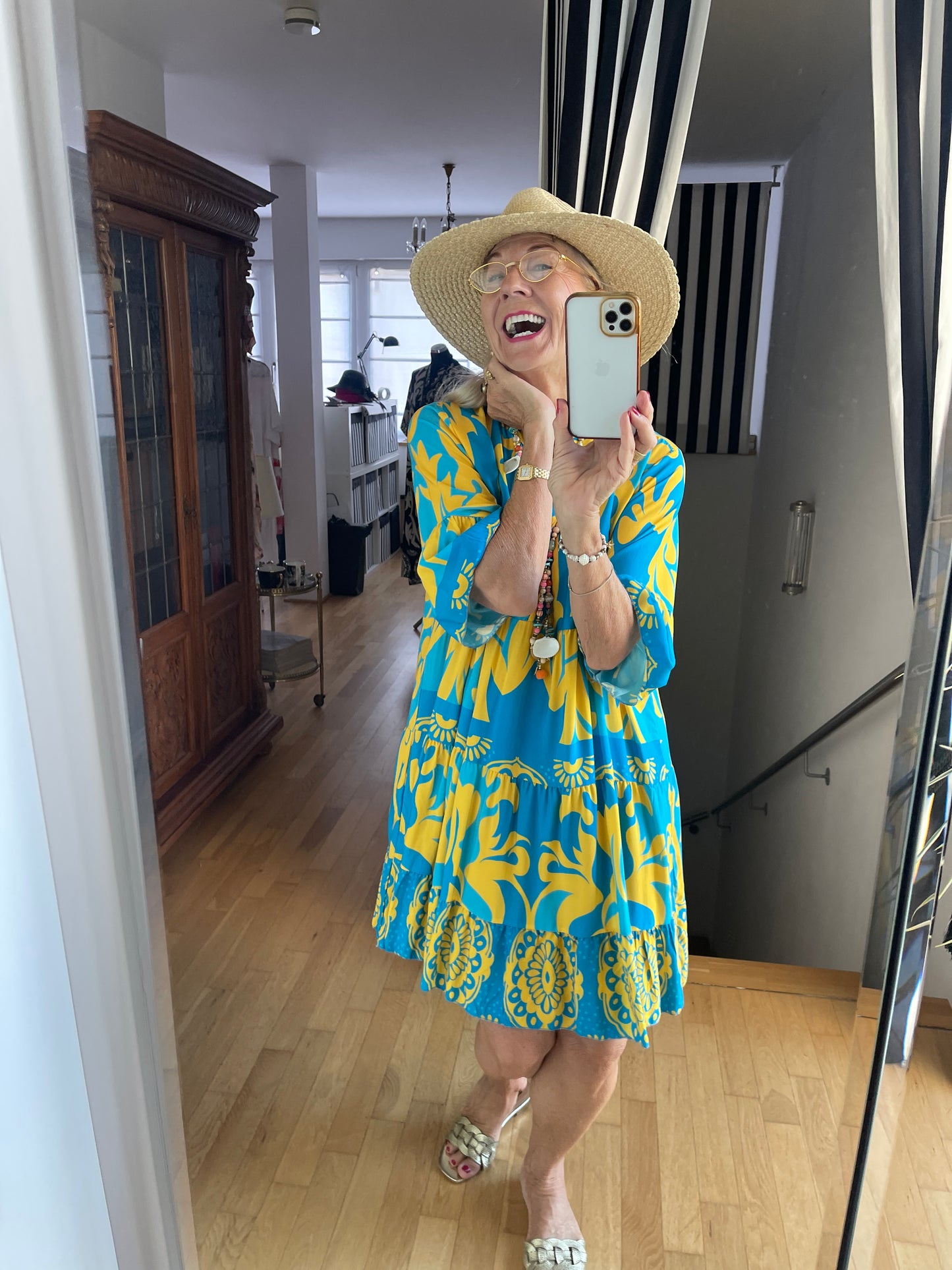 Kleid FALKO 59,90 statt €89,90; was für eine tolle Farbkombination!!!