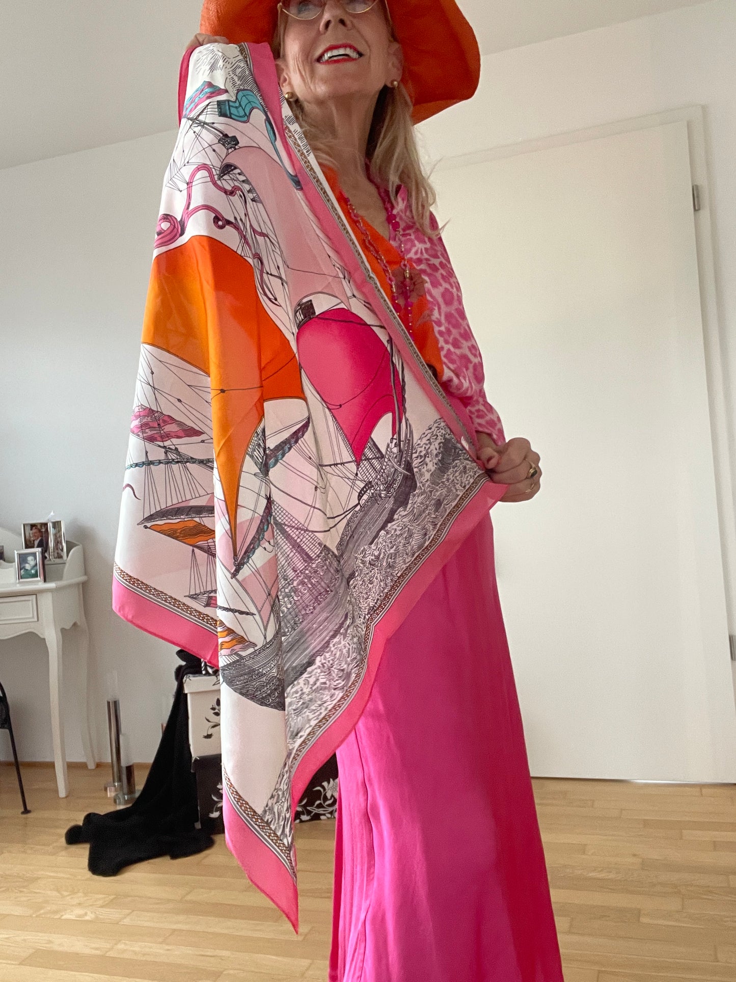 Schal( Nickituch) JASON €29,90 ; geniales Accessoire