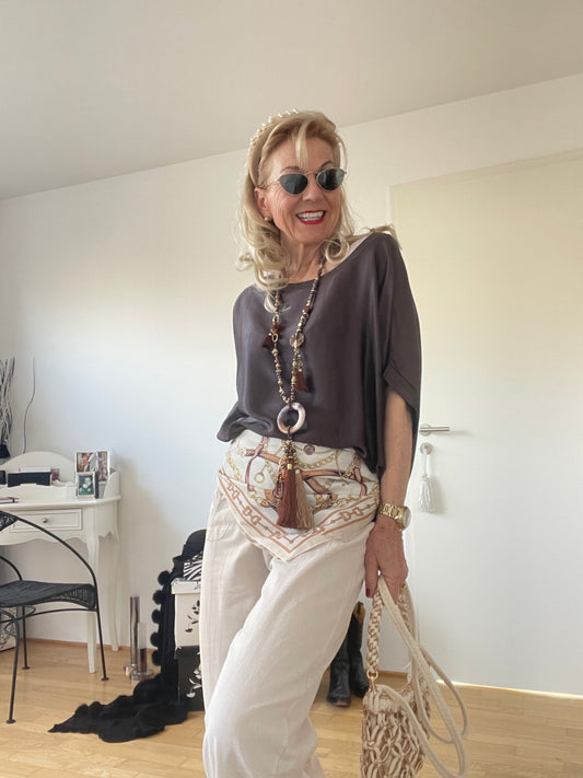 Oberteil GIBSY brown €69,90; ein geniales Basic-Oberteil, nicht nur schön sondern einfach perfekt!!