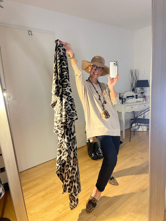 Pullover MOLA beige; jetzt im Oktober-Sale für €59,90 statt €99,90…klasse Modell auch für Genussgrößen