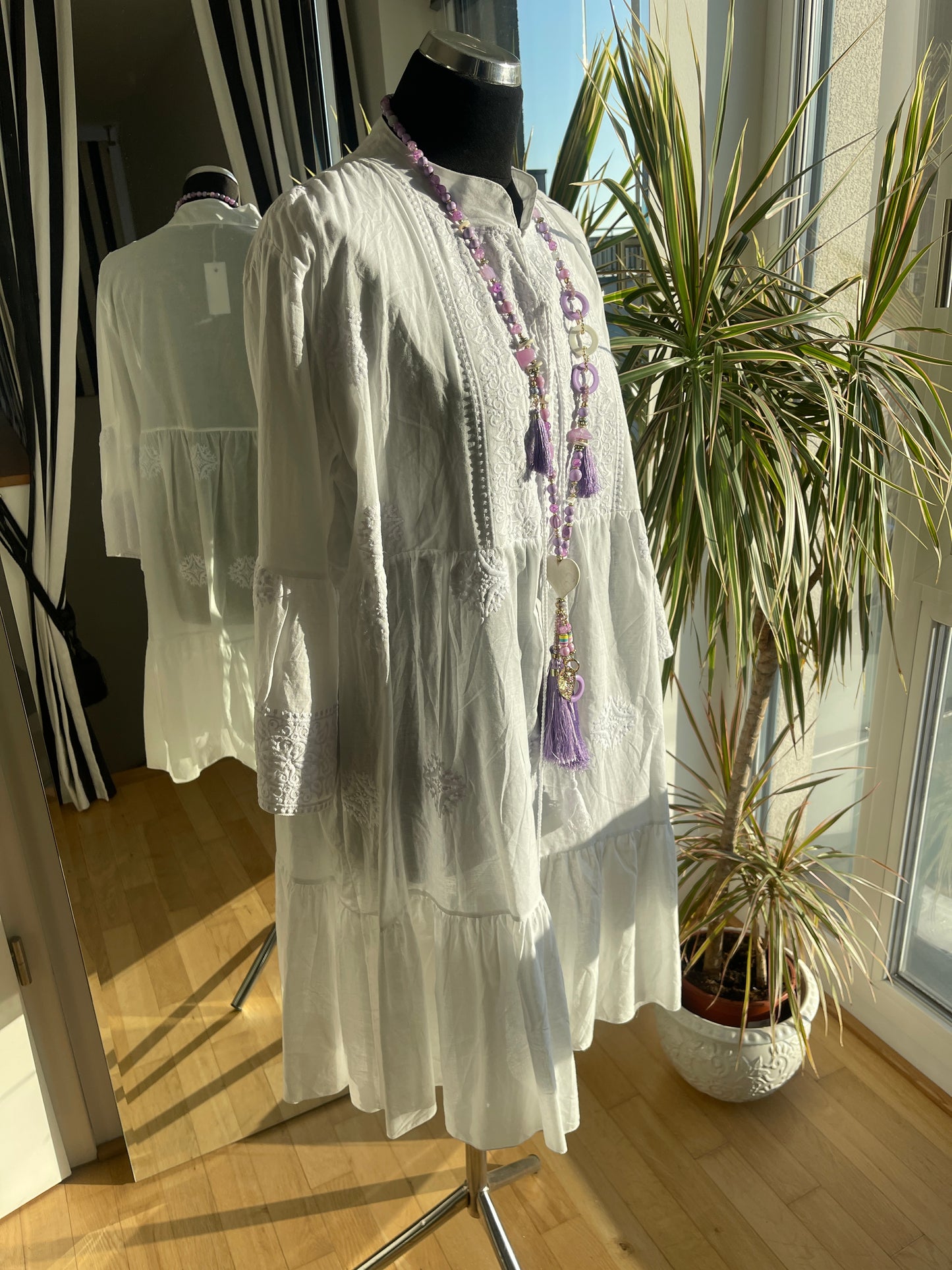 Kleid/Tunika BRAVO €59,90 statt €89,90; duftiger weißer Sommertraum