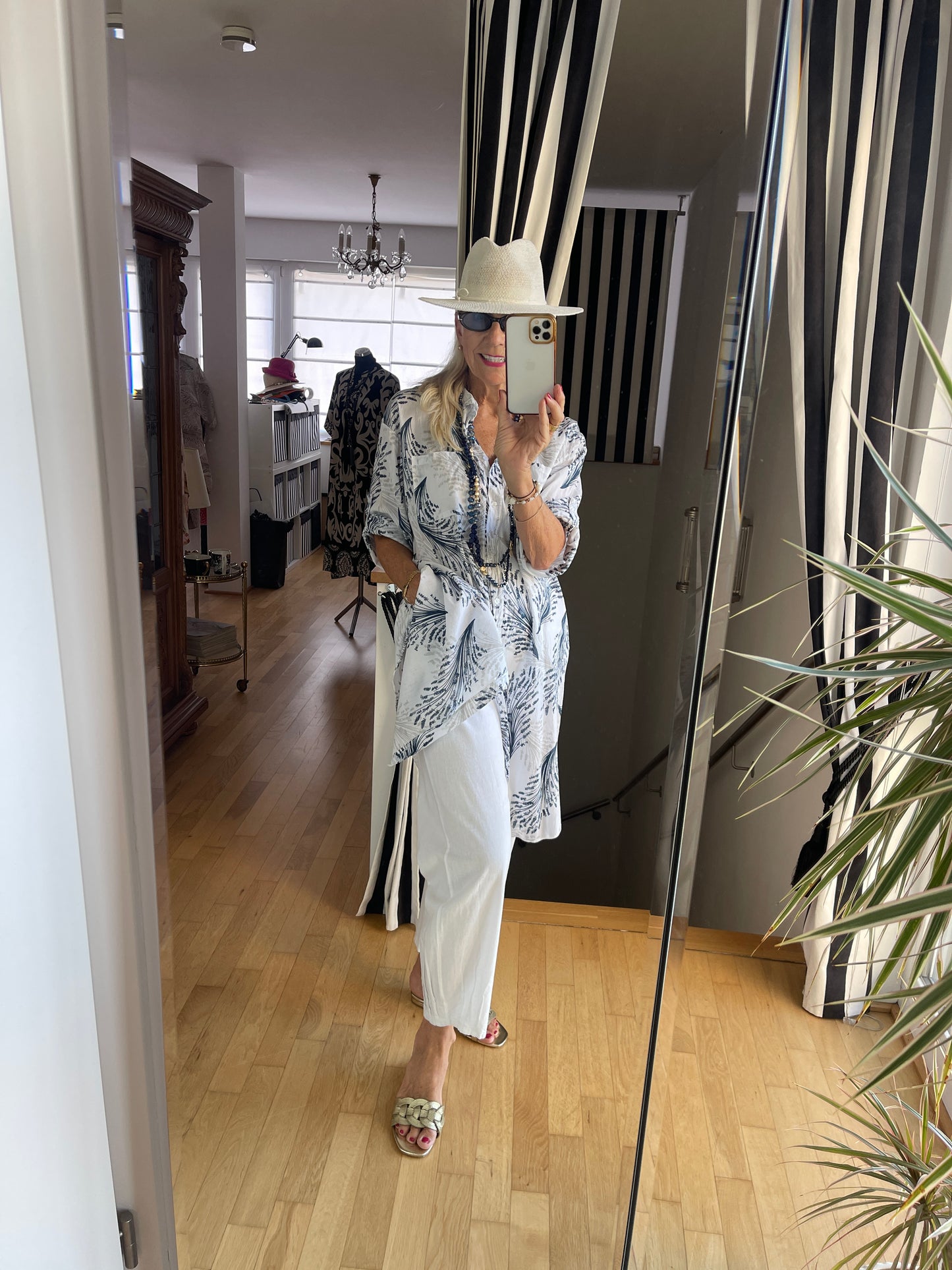 Tunika KARLI white/blue; €49,90 statt €79,90; sooo frisch, sooo sommerlich