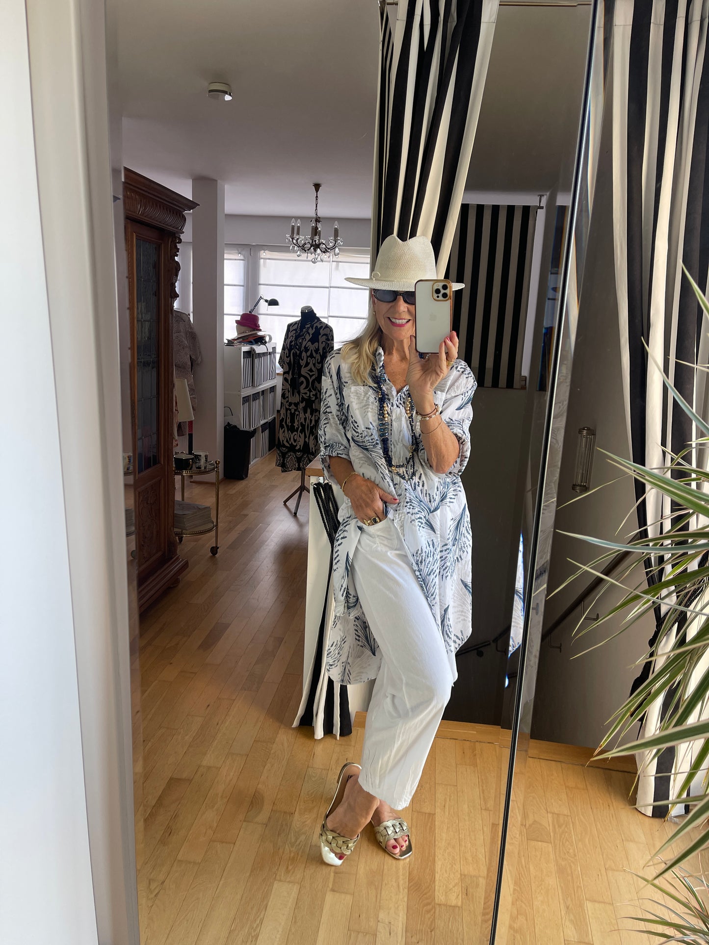 Tunika KARLI white/blue; €49,90 statt €79,90; sooo frisch, sooo sommerlich