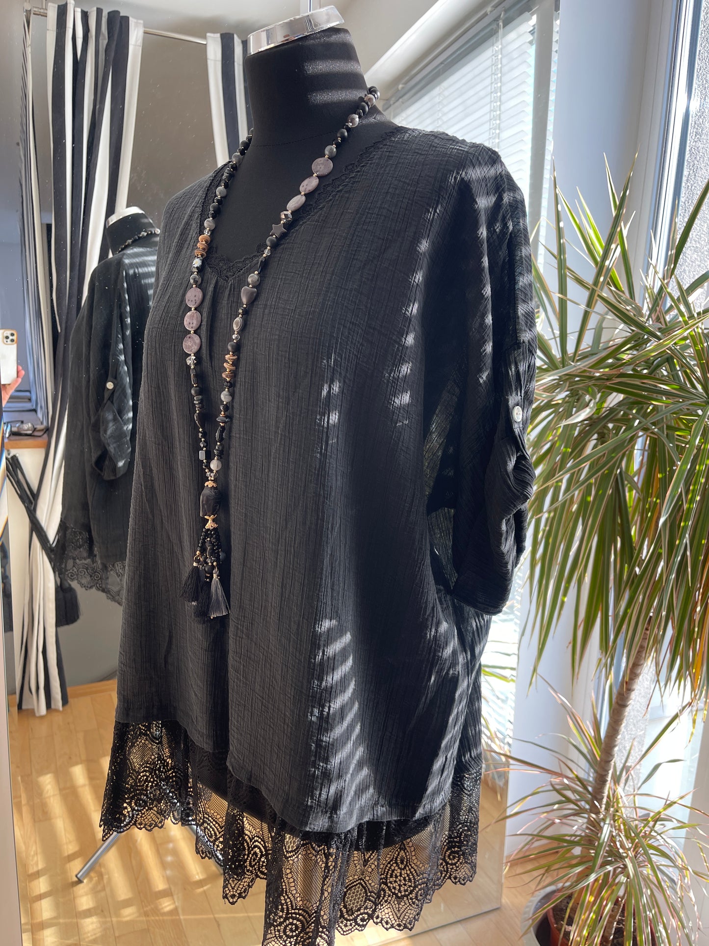 Tunika HELEN black; im Outlet €39,90 statt €69,90 .. so herrlich luftig