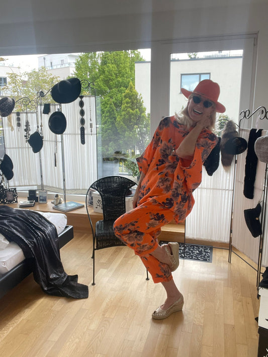 Tunika SPRING orange €89,90; lässiger Over-Size-Leinen-Look