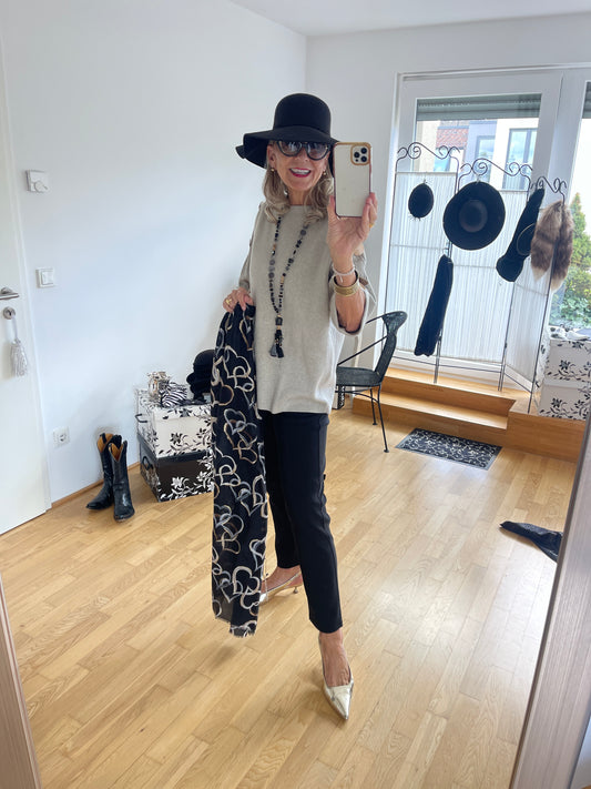Oberteil SOLITÄR beige €89,90, edel, stylisch, extravagant & perfekt auch für größere Größen