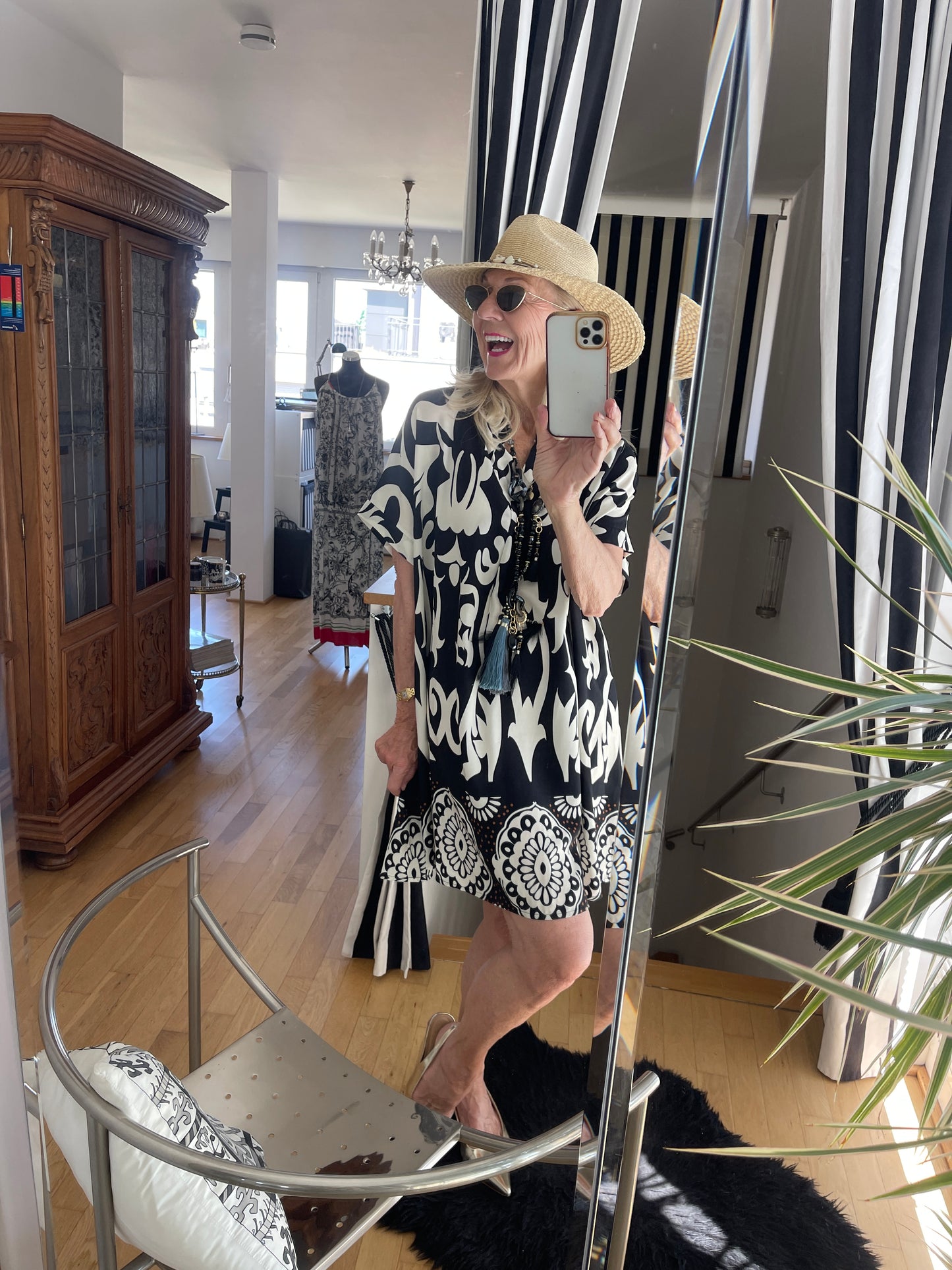 Tunika SULTA €89,90; ob als Longtunika oder als Kleid, das Modell ist einfach genial