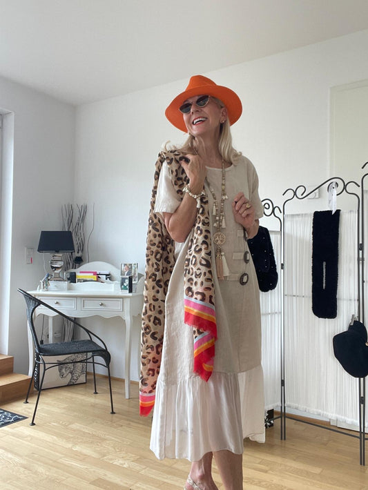 Kleid BARBARA beige; €109,90 … Leinen & Seide … einfach herrlich