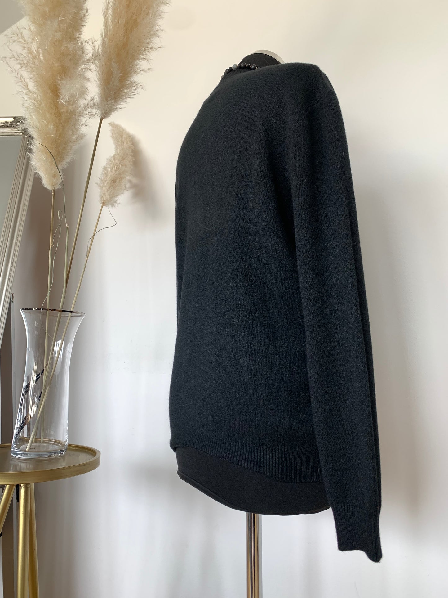 Pullover JANITOS black; stylischer Look & herrlich angenehm zu tragen!! „Im MEGA-OUTLET“ nur noch €29,90 statt €79,90