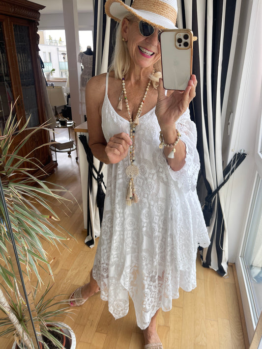 Kleid MARIE THERESE white; jetzt €49,90 statt €89,90 im Super Summer Sale