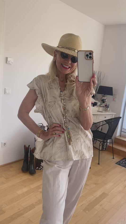 Oberteil NANNY gold/beige; jetzt €39,90 statt €79,90 im Super Summer Sale