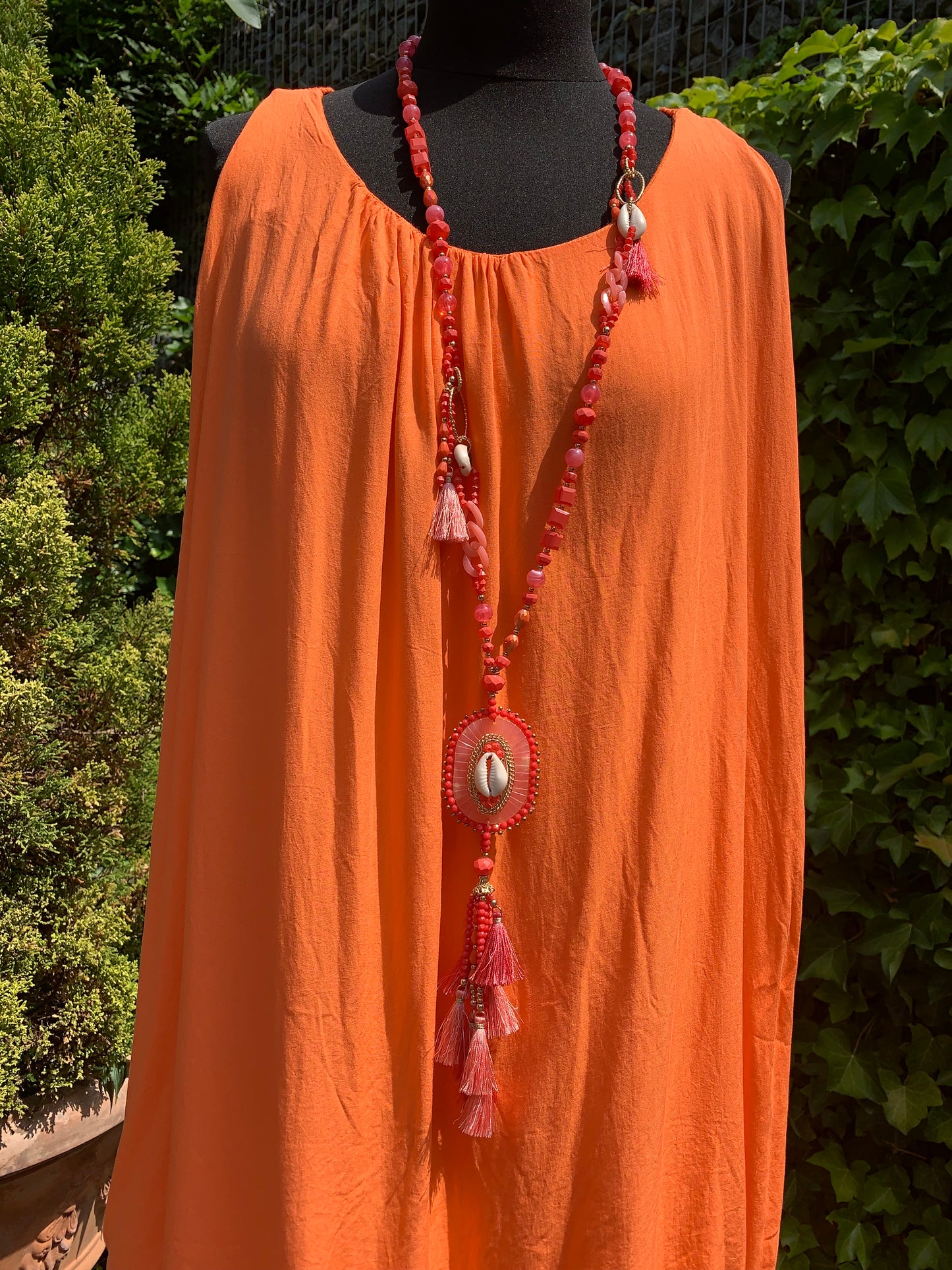Kleid FARNO orange  jetzt €39,90 im ENDLES-SUMMER-SALE